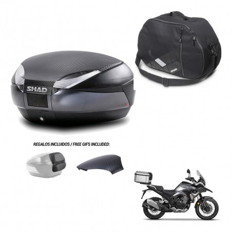 SHAD Trunk SH48 backrest cover + mounting bracket internal bag 49 L KIT-443257