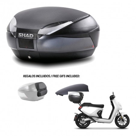 SHAD Trunk SH48 backrest cover + mounting bracket 49 L KIT-443263