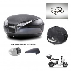 SHAD Baul SH48 tapa respaldo + soporte montaje accesorios 49 L KIT-443269
