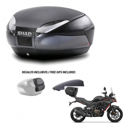 SHAD Baul SH48 tapa respaldo + soporte montaje 49 L KIT-443279
