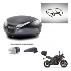 SHAD Trunk SH48 backrest cover + mounting bracket upper grill 49 L KIT-443283