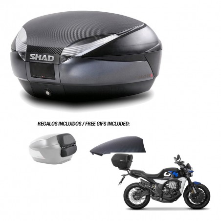 SHAD Trunk SH48 backrest cover + mounting bracket 49 L KIT-443295