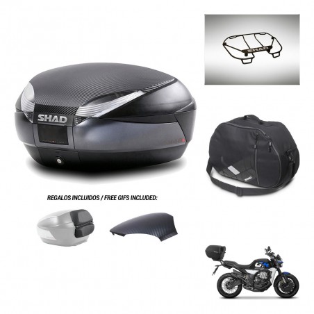 SHAD Trunk SH48 backrest cover + mounting bracket accessories 49 L KIT-443301