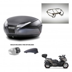SHAD Trunk SH48 backrest cover + mounting bracket upper grill 49 L KIT-443339