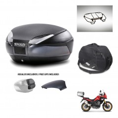 SHAD Baul SH48 tapa respaldo + soporte montaje accesorios 49 L KIT-443357