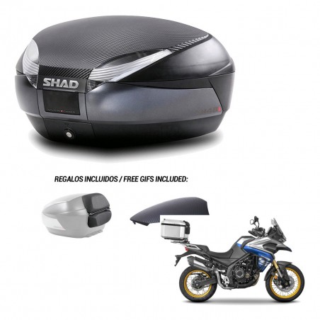 SHAD Trunk SH48 backrest cover + mounting bracket 49 L KIT-443375