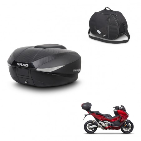 SHAD Baul SH58 + soporte montaje bolsa interna KIT-443401