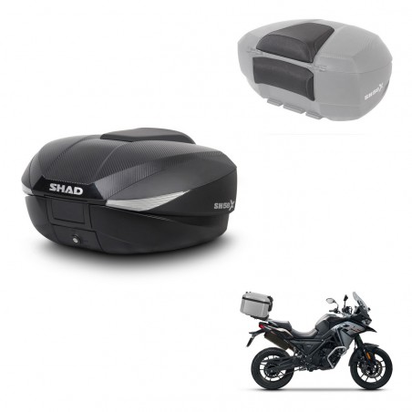 SHAD Baul SH58 + soporte montaje respaldo KIT-443475