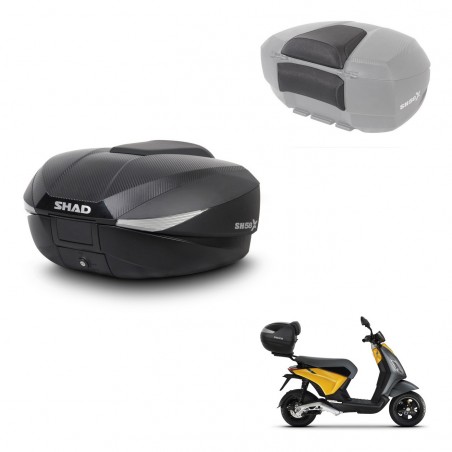 SHAD Trunk SH58 + mounting bracket backrest KIT-443483