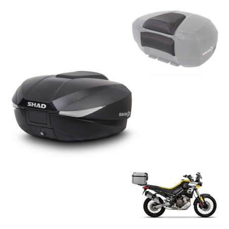 SHAD Trunk SH58 + mounting bracket backrest KIT-443515