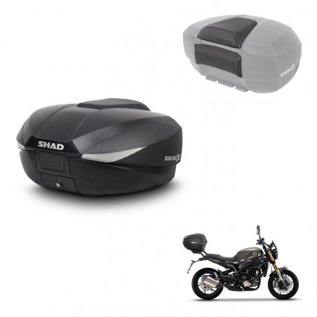 SHAD Trunk SH58 + mounting bracket backrest KIT-443523