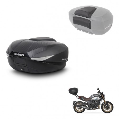 SHAD Baul SH58 + soporte montaje respaldo KIT-443531