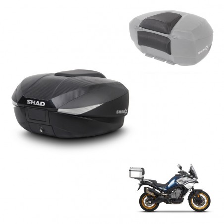 SHAD Baul SH58 + soporte montaje respaldo KIT-443539