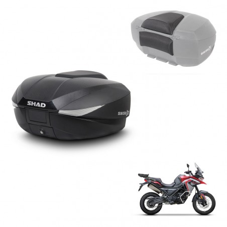 SHAD Trunk SH58 + mounting bracket backrest KIT-443595