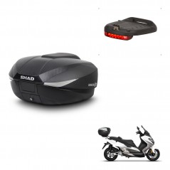 SHAD Trunk SH58 + mounting bracket brake light KIT-443616