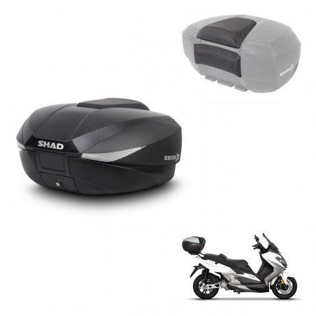 SHAD Baul SH58 + soporte montaje respaldo KIT-443619