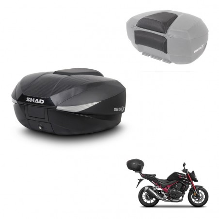 SHAD Baul SH58 + soporte montaje respaldo KIT-443651