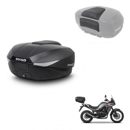 SHAD Trunk SH58 + mounting bracket backrest KIT-443659