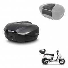 SHAD Trunk SH58 + mounting bracket backrest KIT-443683