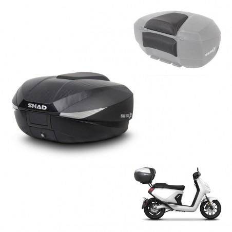 SHAD Baul SH58 + soporte montaje respaldo KIT-443683