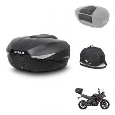 SHAD Baul SH58 + soporte montaje accesorios KIT-443701