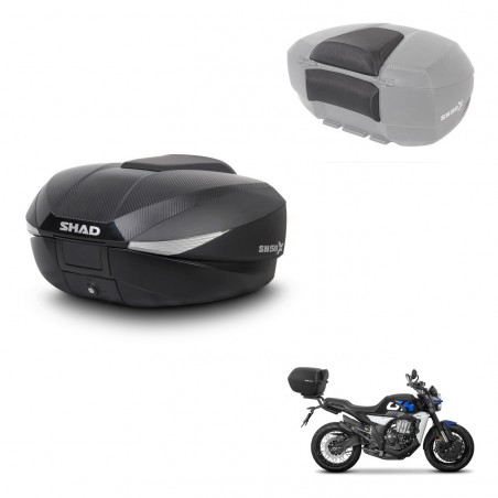 SHAD Baul SH58 + soporte montaje respaldo KIT-443715