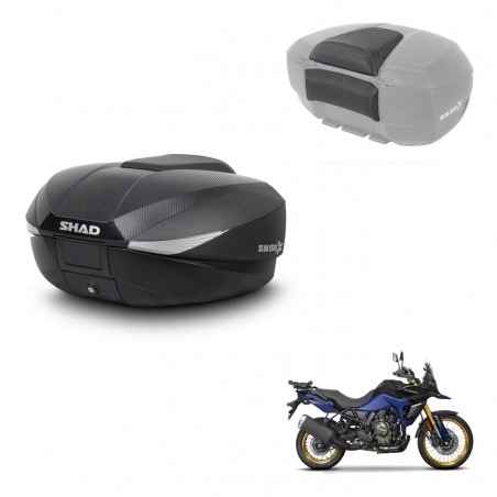 SHAD Baul SH58 + soporte montaje respaldo KIT-443723