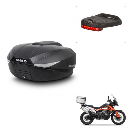 SHAD Baul SH58 + soporte montaje luz de freno KIT-443728