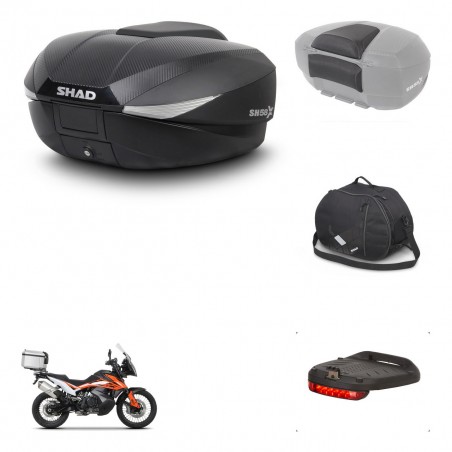 SHAD Baul SH58 + soporte montaje accesorios KIT-443734