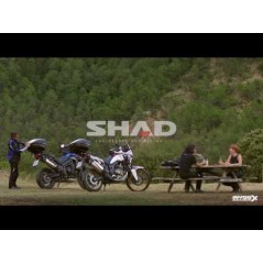 SHAD Maleta de moto SH59X ALU aluminio extensible con capacidad 59L D0B59200