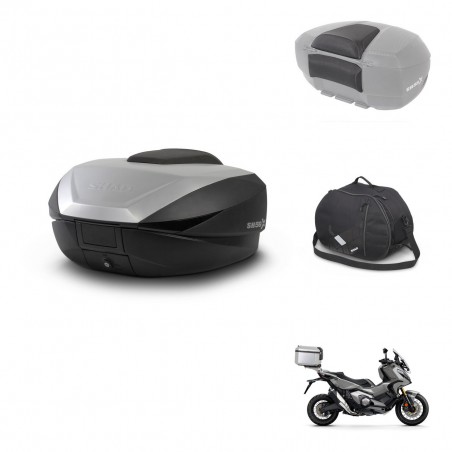 SHAD SH59 trunk + mounting bracket accessories 59L KIT-443845