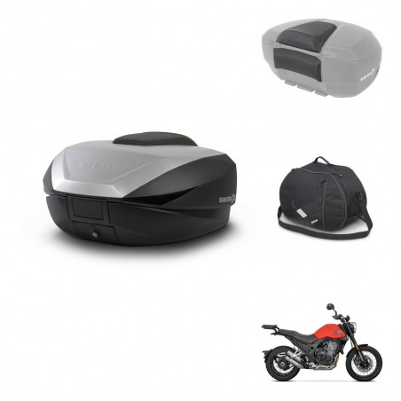 SHAD SH59 trunk + mounting bracket accessories 59L KIT-443925