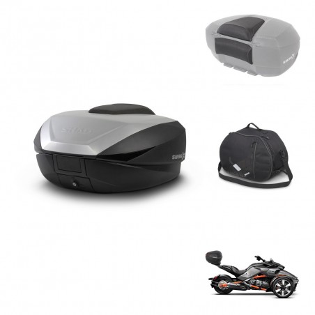 SHAD Baul SH59 + soporte montaje accesorios 59L KIT-443965