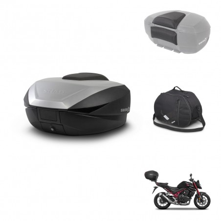 SHAD Baul SH59 + soporte montaje accesorios 59L KIT-444069