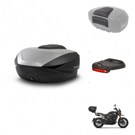 SHAD SH59 trunk + mounting bracket accessories 59L KIT-444084
