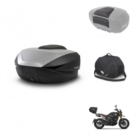 SHAD Baul SH59 + soporte montaje accesorios 59L KIT-444085