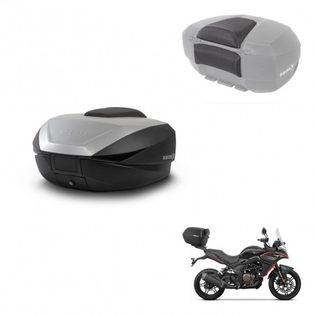SHAD Trunk SH59 + mounting bracket backrest 59L KIT-444115