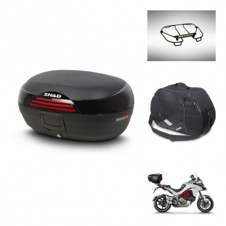 SHAD SH46 trunk + mounting bracket accessories 45 L KIT-444241