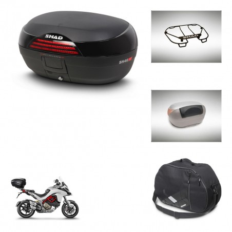 SHAD SH46 trunk + mounting bracket accessories 45 L KIT-444245