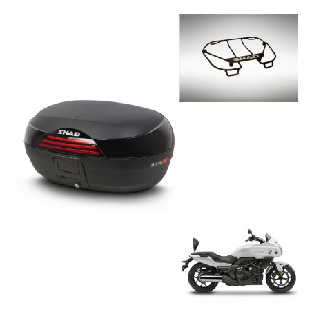 SHAD Baul SH46 + soporte montaje parrilla superior 45 L KIT-444255