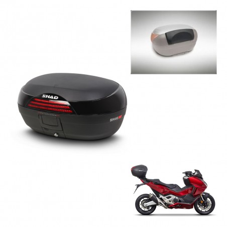 SHAD Trunk SH46 + mounting bracket backrest 45 L KIT-444267