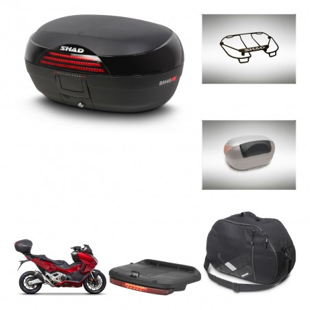 SHAD SH46 trunk + mounting bracket accessories 45 L KIT-444278