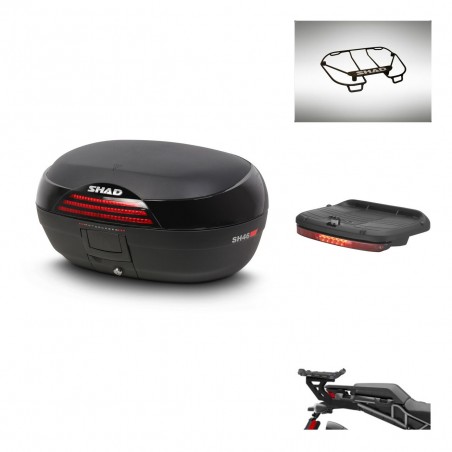 SHAD Baul SH46 + soporte montaje accesorios 45 L KIT-444288