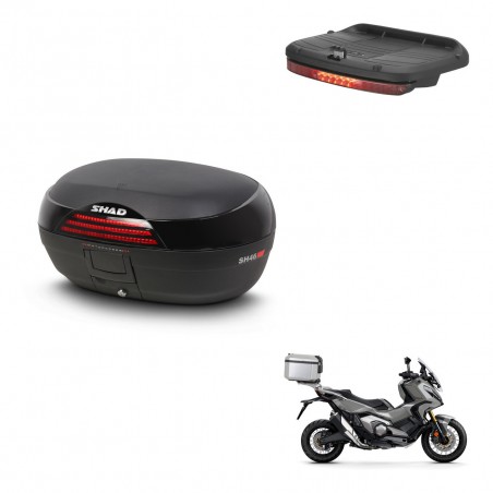 SHAD Baul SH46 + soporte montaje luz de freno 45 L KIT-444312