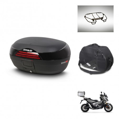 SHAD SH46 trunk + mounting bracket accessories 45 L KIT-444321