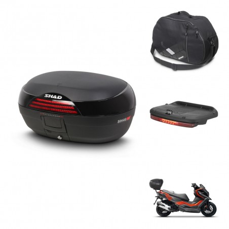 SHAD Baul SH46 + soporte montaje accesorios 45 L KIT-444330
