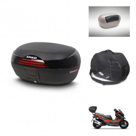 SHAD SH46 trunk + mounting bracket accessories 45 L KIT-444333