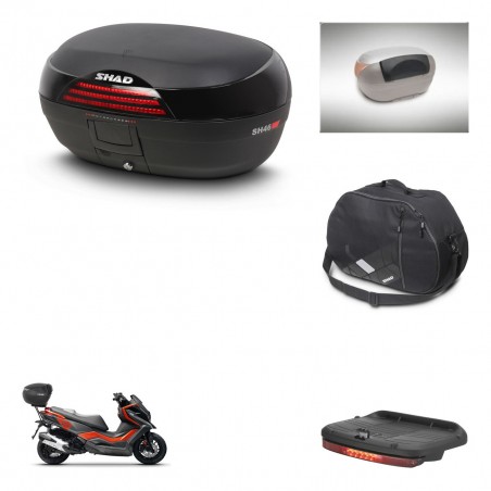 SHAD Baul SH46 + soporte montaje accesorios 45 L KIT-444334