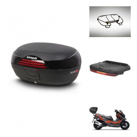 SHAD Baul SH46 + soporte montaje accesorios 45 L KIT-444336