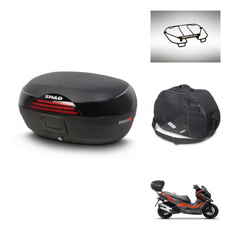 SHAD Baul SH46 + soporte montaje accesorios 45 L KIT-444337
